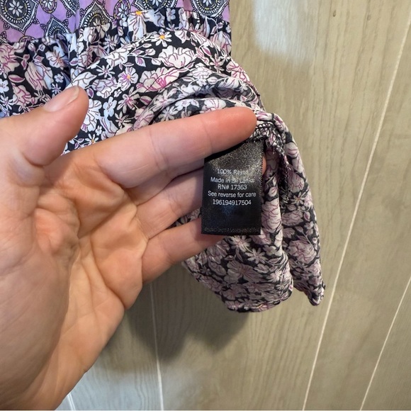 Simply Vera Vera Wang Geometric Print Pajama Set - Pink and Black- XXL - Picture 4 of 8